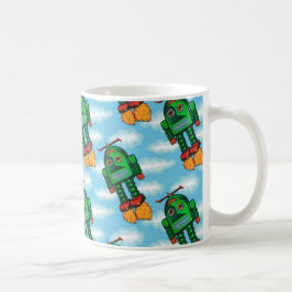 "Avfyrat upp" robotmuggen Kaffemugg