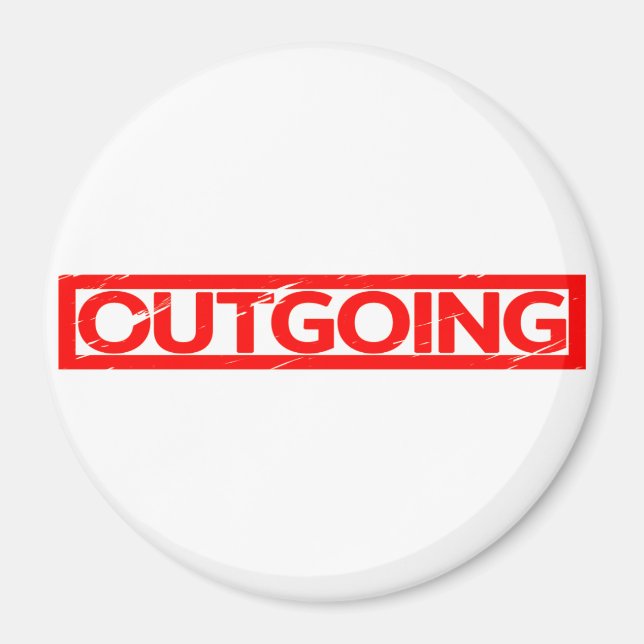 Avgående Frimärke Magnet (Framsidan)