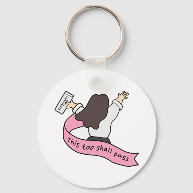 avgång brev, närvarande avgång, farväl nyckelring (Framsida)