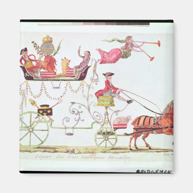 Avgång från de tre Versailles-beställningarna Magnet (Framsidan)