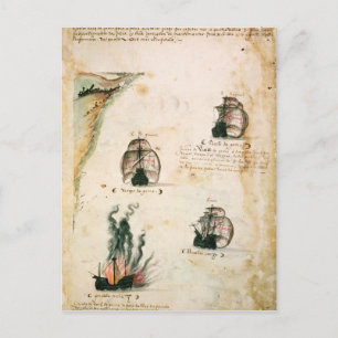 Avgång från Vasco da Gama Vykort