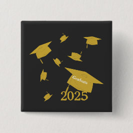Avgångsklass 2025 examensmössa knapp