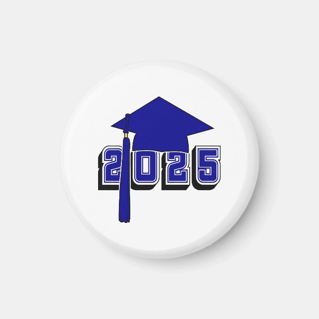 Avgångsklass 2025 Mortelbräda Design Magnet (Framsidan)