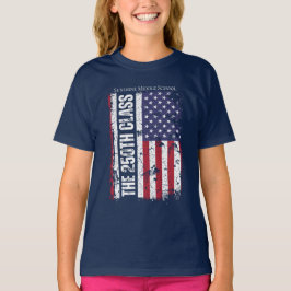 Avgångsklass 2026 250-årsjubileum Retro T Shirt