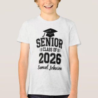 Avgångsklass 2026 Examen Anpassat Namn T Shirt