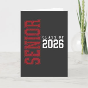 Avgångsklass 2026 Examenpresent till studenter Kort