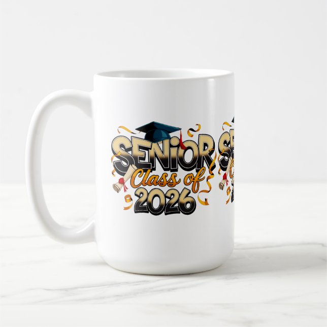 Avgångsklass 2026 kaffemugg (Vänster)