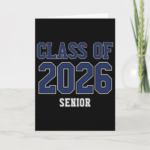 Avgångsklass 2026 Senior examen Mellanstadiet Högs Kort