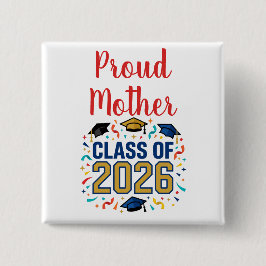 Avgångsklass 2026 Stolt mamma Knapp