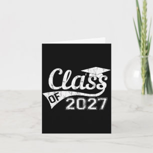 Avgångsklass 2027 examen 2027 senior första dagen kort