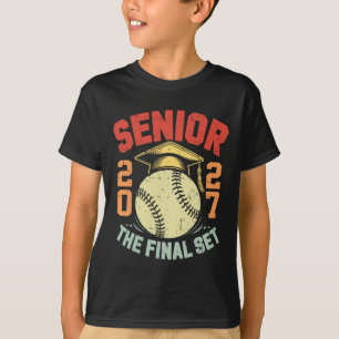 Avgångsklass 2027 Senior Softll Den Sista Uppsättn T Shirt