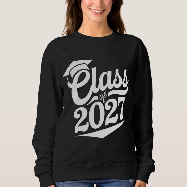 Avgångsklass 2027 Utexaminerad T Shirt (Framsida)