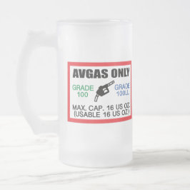 AVGAS / 100LL bränsle endast Frostat Ölglas