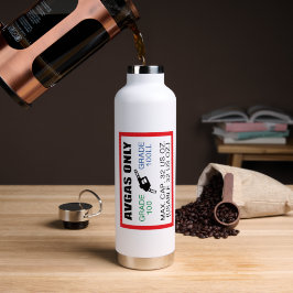 AVGAS/100LL Vattenflaska endast för bränsle