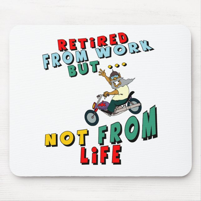 Avgått från arbete musmatta (Framsidan)