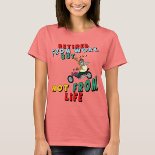 Avgått från arbete t-shirt