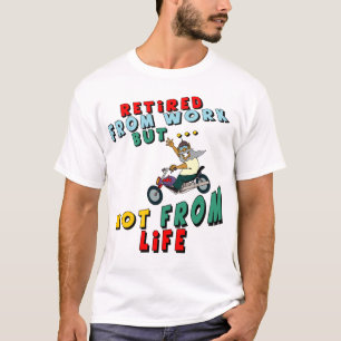 Avgått från arbete t-shirt