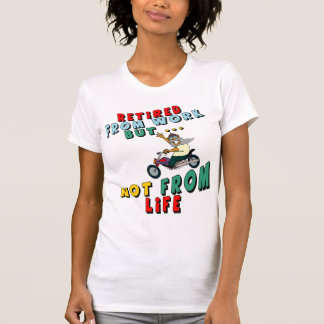 Avgått från arbete tee shirt