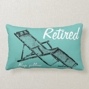 Avgick Retro Deckchair ta sig en tupplur lumbaren Lumbarkudde
