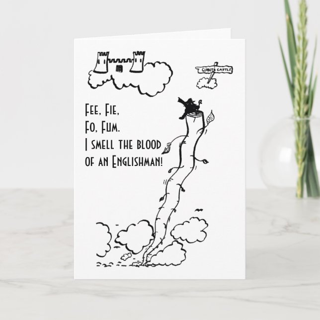 Avgift Fie, Fo, Fum! Helgkort (Framsida)