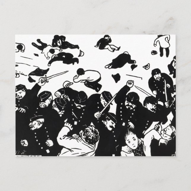 Avgiften, 1893 vykort (Framsida)