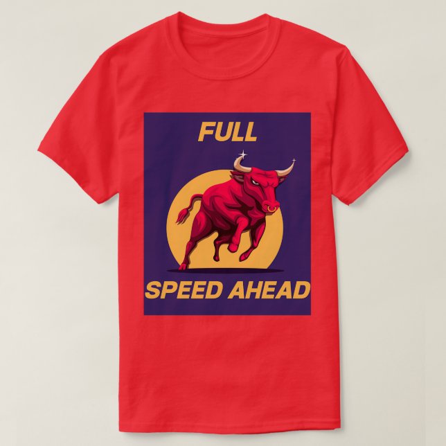 Avgifter för Bullish investeringsstrategier T Shirt (Design framsida)