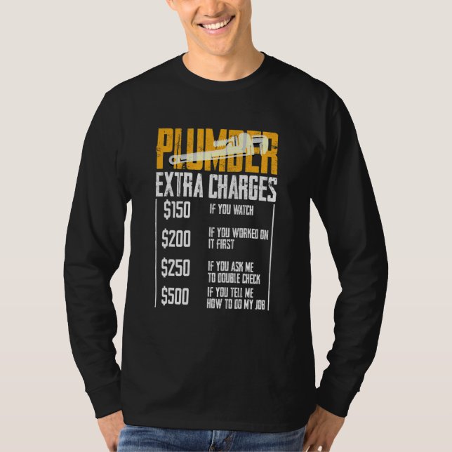 Avgifter för rörsystem i Extra under Verktyg Pipe  T Shirt (Framsida)