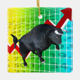 Avgifter på Bulls marknad Springa Julgransprydnad Keramik