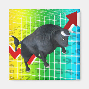 Avgifter på Bulls marknad Springa Magnet