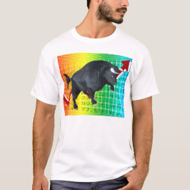 Avgifter på Bulls marknad Springa T Shirt