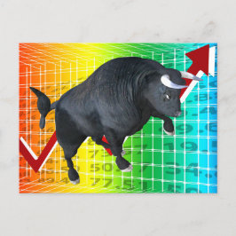 Avgifter på Bulls marknad Springa Vykort