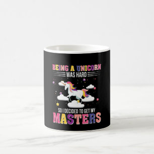 Avgjord Unicornmasterexamenstudenten Kaffemugg