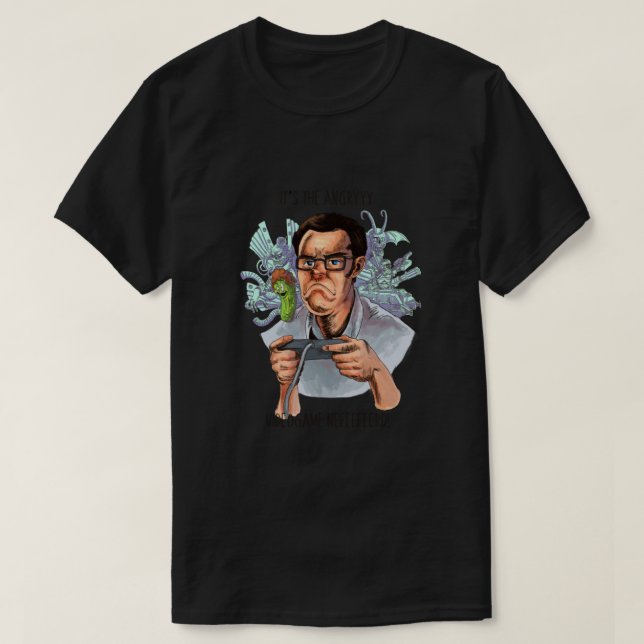 AVGN Arg Videogame Nerd Classic T Shirt (Design framsida)