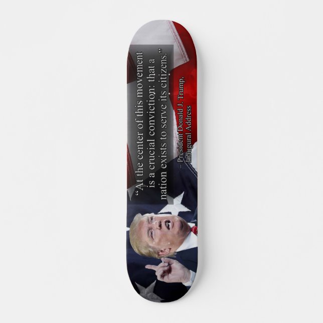 AVGÖRANDE ÖVERTYGELSE PRES45 SKATEBOARD BRÄDA 20,5 CM (Framsida)