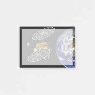 Avgränsning av inresa Fordon på en Mars-Uppdrag. Post-it Block