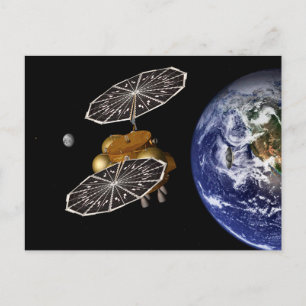 Avgränsning av inresa Fordon på en Mars-Uppdrag. Vykort