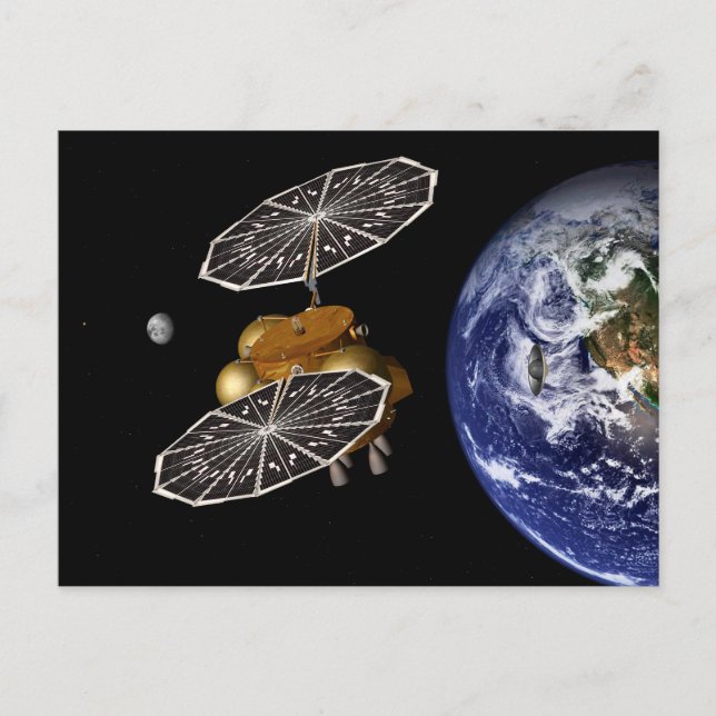 Avgränsning av inresa Fordon på en Mars-Uppdrag. Vykort (Framsida)