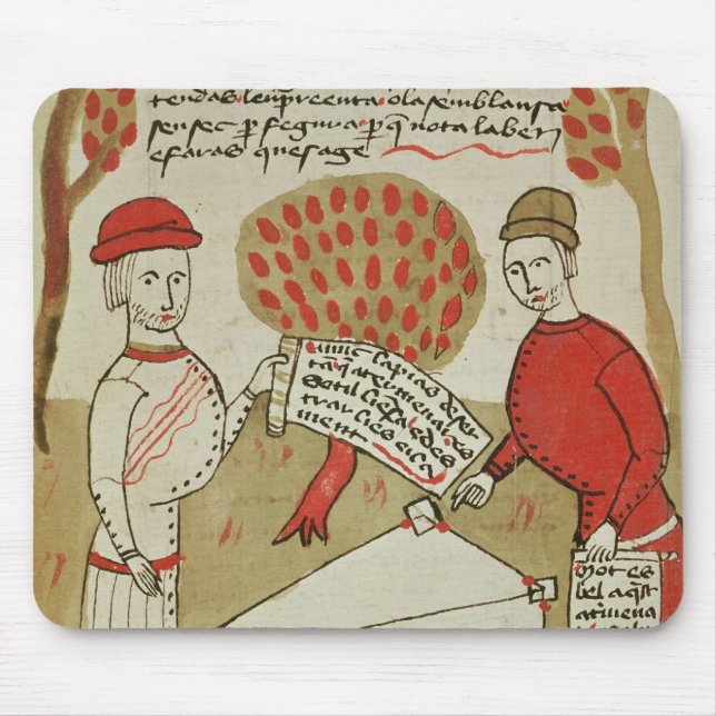 Avgränsning av landet, från 'Traited'Arpentage Musmatta (Framsidan)