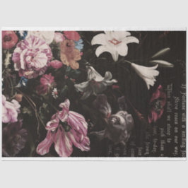 Avgränsning av vintagens antika Blommigt