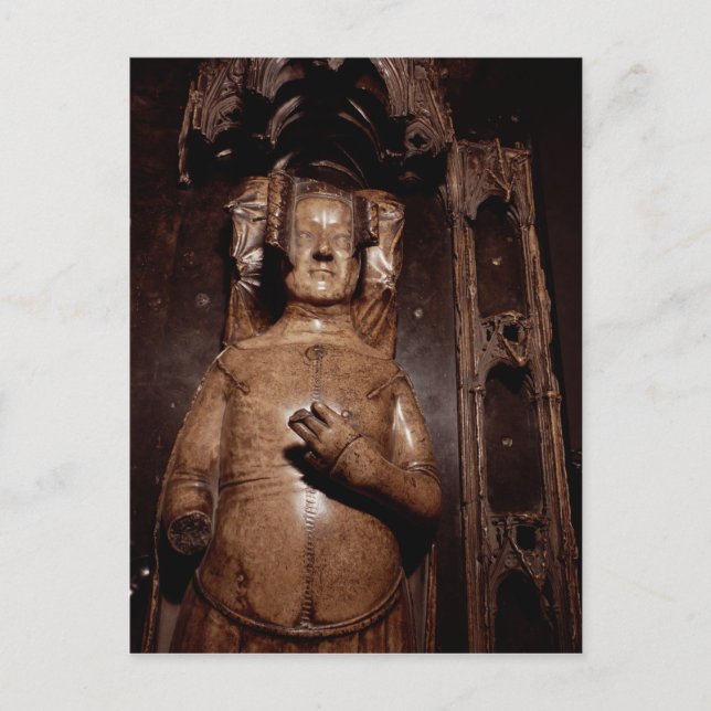 Avgudabild av Filippa av Hainault Vykort (Framsida)