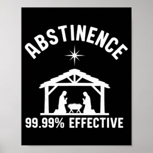 Avhållsamhet 99,99 procent effektiv födelse Kristu Poster