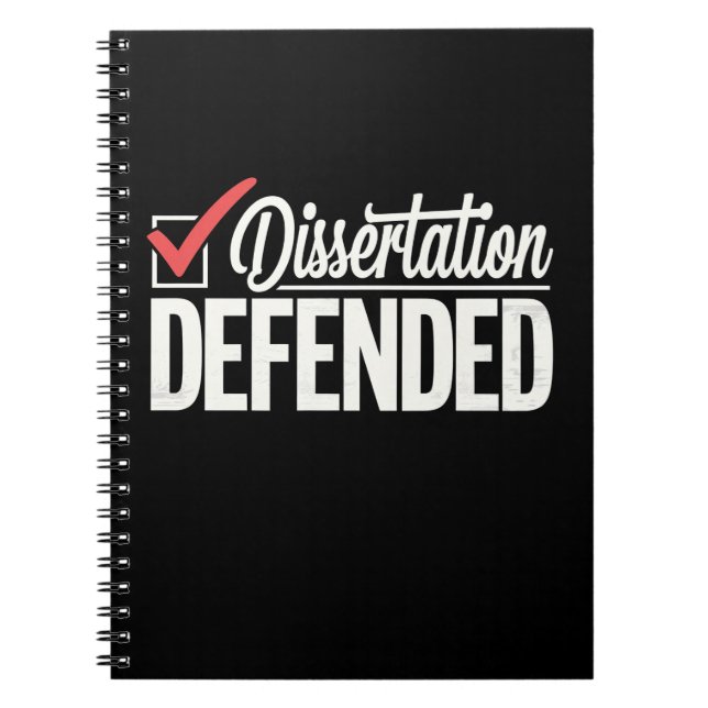 Avhandling Disputerad PhD-Examen Examen Anteckningsbok (Framsidan)