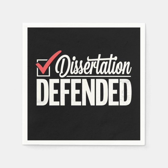 Avhandling Disputerad PhD-Examen Utexaminerad Pappersservett (Framsidan)