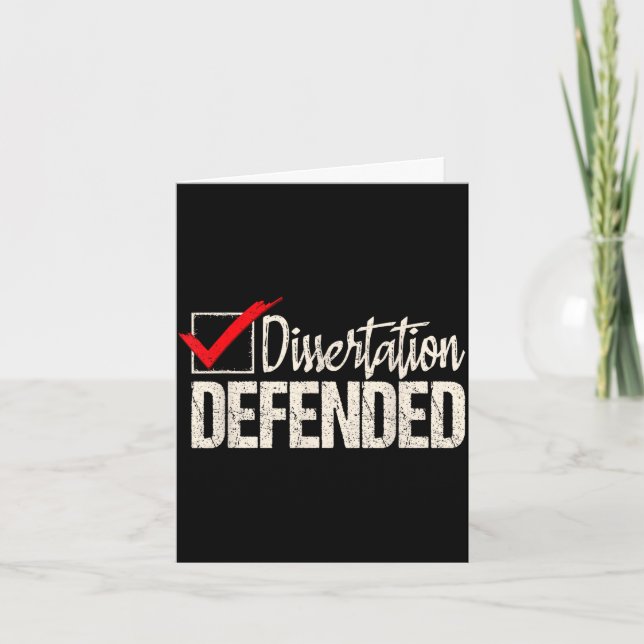 Avhandling försvarad - doktorsexamen Ph.D. Kort (Framsida)