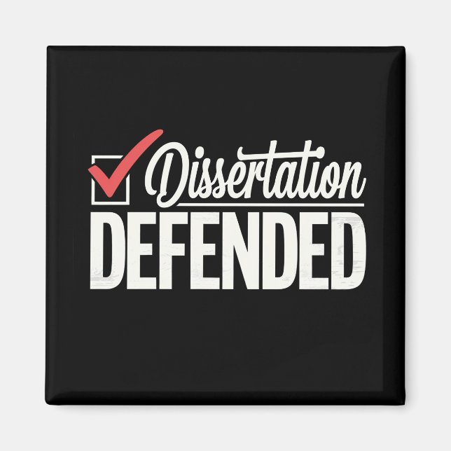 Avhandling Försvarad PhD Examen Utexaminerad Magnet (Framsidan)
