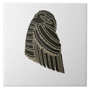 AVIAN ART DECO i BROWN-plattan Kakelplatta
