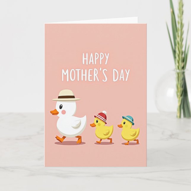 Avian Mothers Day Paradkort Kort (Framsida)