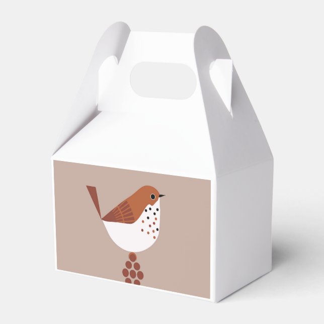 AvianCharm: Pappra favoritrutor med födelsemateria Presentaskar (Baksidan Sidan)