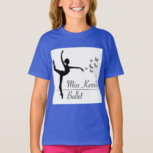 Aviano Ballet Program Girls Quote T-Shirt (Framsida)