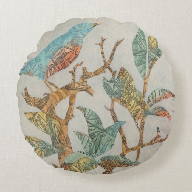 Aviär samling I Rund Kudde (Framsidan)